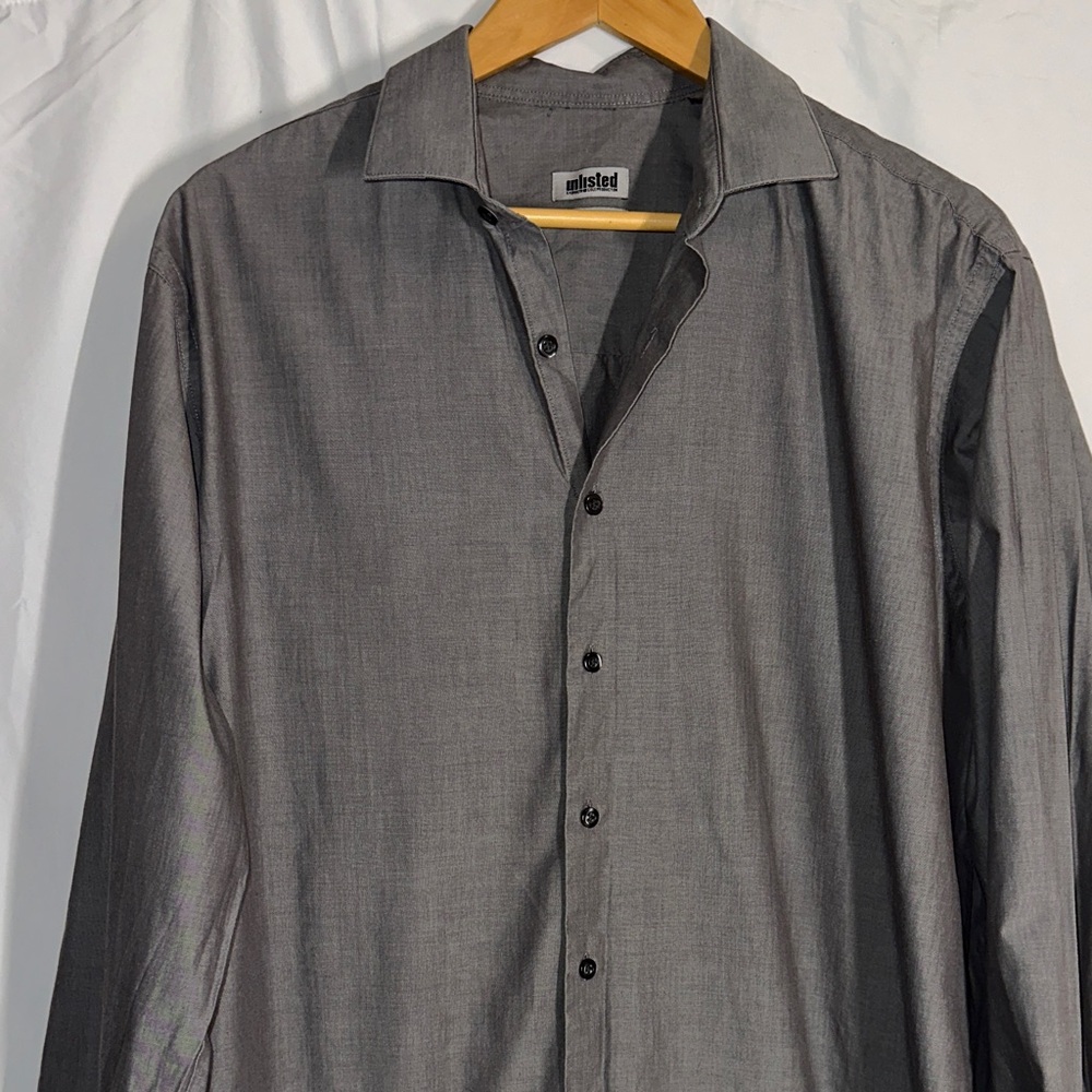 Unlisted Men's Charcoal Dress Shirt